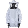 thumbnail image 1 of Jinsinto Beekeeper Jacket With Hat Professional Protection Hat Bee Suit With Zipper For Beekeepers Bee Keepers (white), 1 of 5
