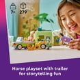 thumbnail image 4 of LEGO Friends Horse & Baby Foal Trailer Building Toy for Girls & Boys - Pretend Play Set for Kids, Ages 7+ - W/Autumn & Matilde Minidolls, Toy Animals, & Accessories - Gift Idea for Birthdays - 42695, 4 of 8