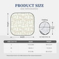 thumbnail image 6 of Goofa White Rabbit Pattern 2 Piece Car Windshield Sun Shade Foldable | Front Windshield Shade for Sun, Heat and UV Rays | Sunshade for Car Front Window-Medium, 6 of 7