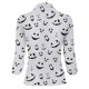 thumbnail image 4 of Chaqueta Elegante Tops adelgazantes versátiles exquisitos a la moda con estampado divertido de Halloween para mujer,blazer moda（Blanco， S), 4 of 5