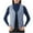 Blue, variant on Kaemgyyd Plus Size Puffer Vest Women Lightweight Padded Jackets Coats Warm Sleeveless Button down V Neck Outerwear with Pockets