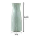 thumbnail image 5 of Walbest Rustic Simple Flower Vase Home Decor, Modern Plastic Flower Floral Vase Decorative for Living Room Office, Size: 9.45" x 3.35" x 3.54", 5 of 7