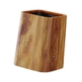 thumbnail image 5 of yotijay Can Garbage Bin Decorative Creative Waste Basket Wood Grain Waste Bin for Powder L Without Cover, 5 of 9