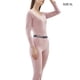 thumbnail image 3 of Jumpingount 1 Juego de ropa interior térmica de terciopelo para mujer, ropa de dormir de poliéster antiestática para invierno y otoño de Color sólido a Ropa interior Rosado SG Jumpingount AP013750-02, 3 of 6