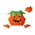 thumbnail image 1 of POINTERTECK Infant Baby Boys Girls Halloween Vest Set Contrast Color Patchwork Tops + Hat + Shoes Colthes, 1 of 6