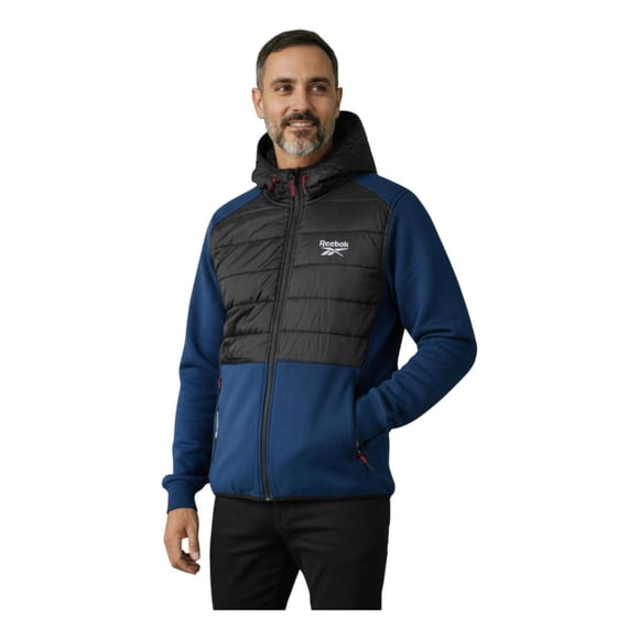 Chamarra Reebok Hombre Mixed Media Jacket Azul azul XL