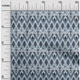 thumbnail image 1 of oneOone Organic Cotton Voile Fabric Paisley & Chevron Ikat Print Fabric BTY 42 Inch Wide, 1 of 4