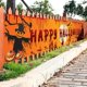 thumbnail image 1 of Grande feliz halloween banner garland garaje jardín fondo festival de vacaciones decoración de pared bandera colgante F BLESIY Cartel de halloween, 1 of 7