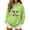 (Fashion 31)Mint Green, variant on Women's Cute Cow Graphic Hoodies Sweatshirts Long Sleeve Pullover Tops with Drawstring Pockets Fall Loose Comfy Hoodied Tops