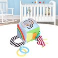 thumbnail image 4 of Paño Suave Campana Colgante Cúbica para Bebé Sonajeros Colgantes para Bebés Juguetes Cochecito de Noche Seguro Sonajero Colgante para Bebés de 3 Meses ANGGREK  Otros, 4 of 8