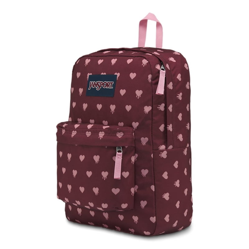 russet red jansport backpack