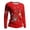 Red, variant on Womens T Shirts 2026 Long Sleeve Carnival Print T Shirt Round Neck Casual Top For Festive Celebration Fashion Clothes