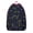Minimalist Geome, variant on Boho Folk Ethnic Mandala Canvas School Backpack, Abstract Sacred Meditation Daypack with Artistic Cultural Ornament Pattern