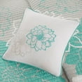 thumbnail image 2 of Gracie Mills Glenda 6-Piece Reversible Cotton Quilt Set Floral Aqua GRACE-3146, 2 of 4