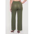 thumbnail image 4 of Women's Plus Size High Waisted Wide Leg Casual Pants with Pockets, 4 of 4