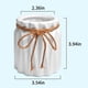 thumbnail image 2 of White Portalápices de cerámica para escritorio, bonito organizador de escritorio para lápices, para mujeres, niñas y niños, soporte para brochas de maquillaje (blanco), 2 of 5