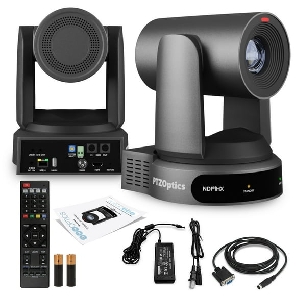 PTZOptics Move 4K SDI/HDMI/USB/IP PTZ Camera with 30x Optical Zoom (Gray) (PT30X-4K-GY-G3)