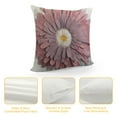 thumbnail image 4 of COMIO  Decorative Throw Pillow Covers Handmade Flower Cushion Covers Cases Accent Pillowslips Square Gift Home Sofa Car Bed Room Decor Rose Gold, 4 of 5