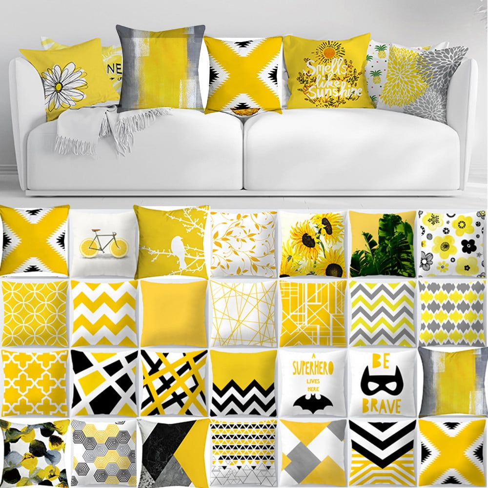 Volkmi Black Gold Series Pillowcase Geometric Line Snowflake Star