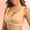 Beige, variant on Women Casual Hollow Out Button Breathable Sport Bra Top Underwear Without Steel Ring Gathering Womens Bras Push up Front Closure The Running Girl Sports Bra Sports Brawls for Women Sports Bra with Non