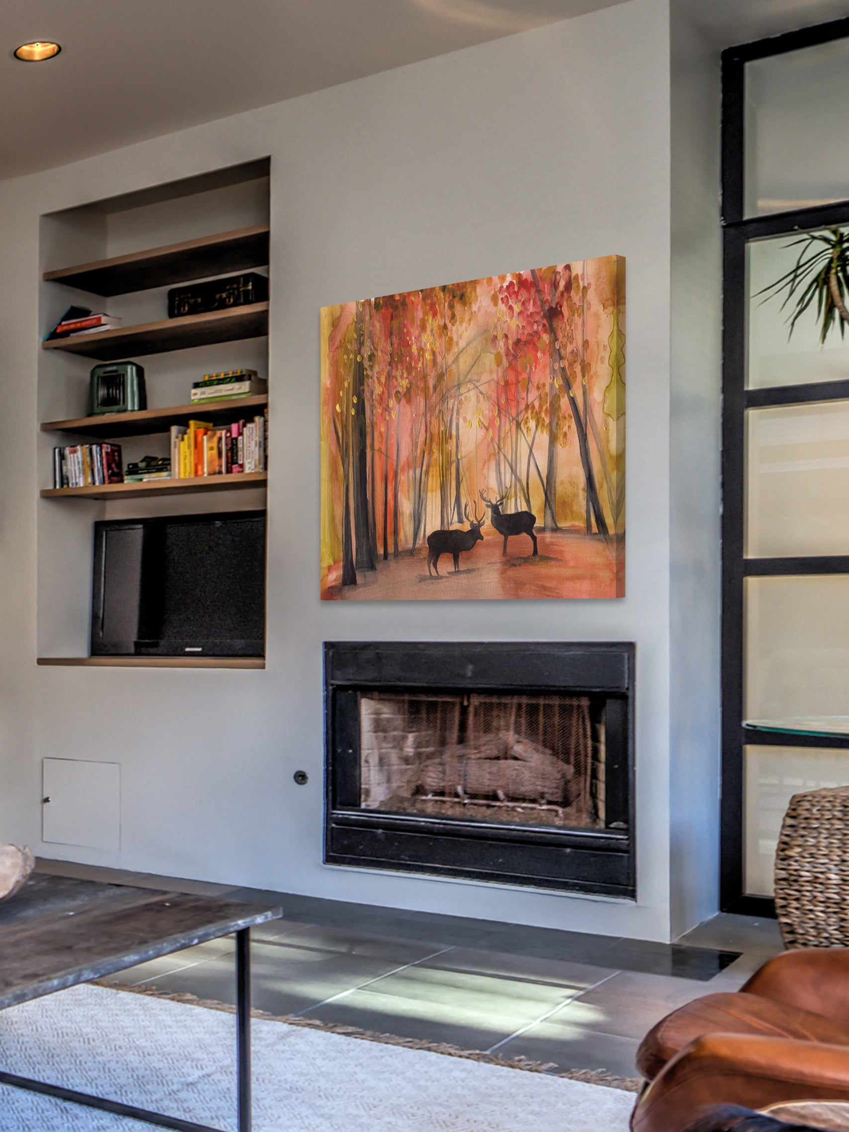 "Autumn Moose" Painting Print on Wrapped Canvas
