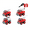 E, variant on CSCHome A Variety of Styles of Kids Engineering Car Toys,The Perfect Gift for kids for 3+Y Old 4PCS