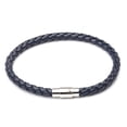 thumbnail image 1 of Pulsera de cuero tejida con 6 cuerdas magnéticas para hombre, estilo europeo y americano, para parejas, 1 of 5