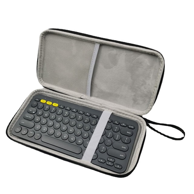 Étui de Rangement pour Clavier Coque Rigide EVA Sac de Rangement de Voyage Étui Portable Anti-Poussière Compatible pour Clavier K380/Magic Mini