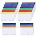 thumbnail image 1 of 48 pcs mixed colors A6 universal binder pocket student notebook binder PVC storage bag, 1 of 5