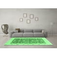 thumbnail image 3 of Ahgly Company Indoor Square Oriental Emerald Green Traditional Area Rugs, 8' Square, 3 of 4