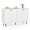 White, variant on Topbuy 50” Kitchen Buffet Cabinet with Storage 4-Door Storage Cabinet with Adjustable Shelves Mid Century Modern Cupboard with 5 Support Legs Brown