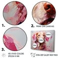 thumbnail image 3 of Designart "Pop Art Pink Labrador" Animals Dog Floater Framed Canvas Prints, 3 of 5