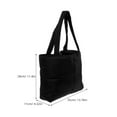 thumbnail image 2 of TABLETREANDS Tote Acolchado De Nylon Y Negro Con Gran Capacidad Para Viaje Y Trabajo, 2 of 8