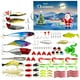 thumbnail image 1 of Juego Señuelos Pesca Calendario Adviento 2024 78 Piezas Regalos Navidad para Hombres, 1 of 9
