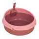 thumbnail image 1 of Caja de arena para gatos fácil limpieza marco desmontable herramienta de limpieza para mascotas suministros para mascotas gato Rosa Rosa, 1 of 8