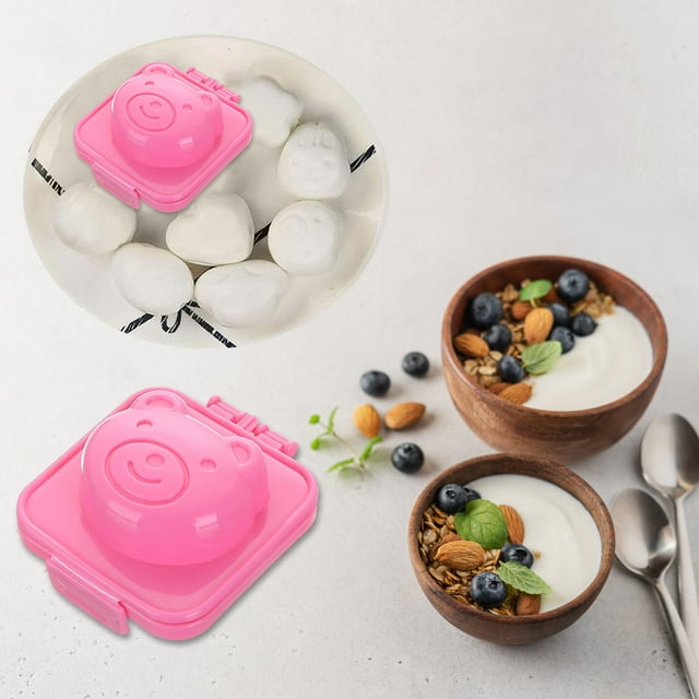 Rice Ball Mould Set | Bento Maker Sushi Rice Mold | Fish Bear Car Heart Star Shapes | Nonstick DIY Kitchen Tool | For Boiled Rice Sushi Sandwich | Easy to Clean | 1PC