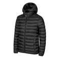 thumbnail image 1 of Men's Hooded Knit Sweater Jacket with Solid Color Design, Soft and Warm for Outdoor Activities, Long Sleeved with Button Closure for Versatility, 1 of 2