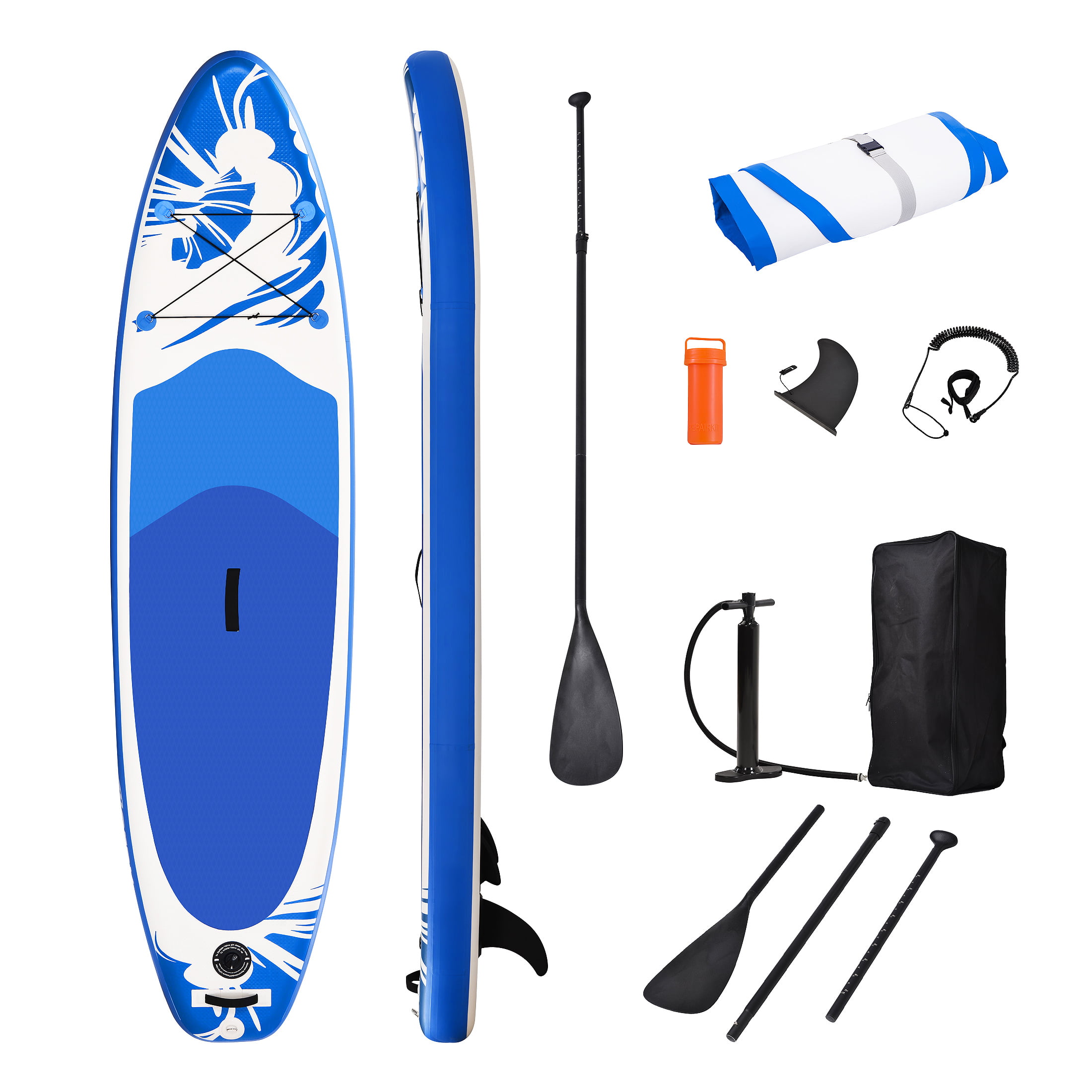 SKYLAND Inflatable Stand Up Paddle Board with Premium Non-slip Deck, Hand Pump and Backpack
