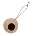 thumbnail image 3 of Nido de Pájaro, nido de cría de hámster, loro, cuerda de cáñamo trenzada, juguete escondite de coco Natural, 3 of 8