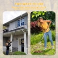 thumbnail image 5 of FIXM Adjustable Telescopic Roof and Yard Rake 6.62 to 31 ft Clear Leaves Sticks and Debris Efficiently, 5 of 11