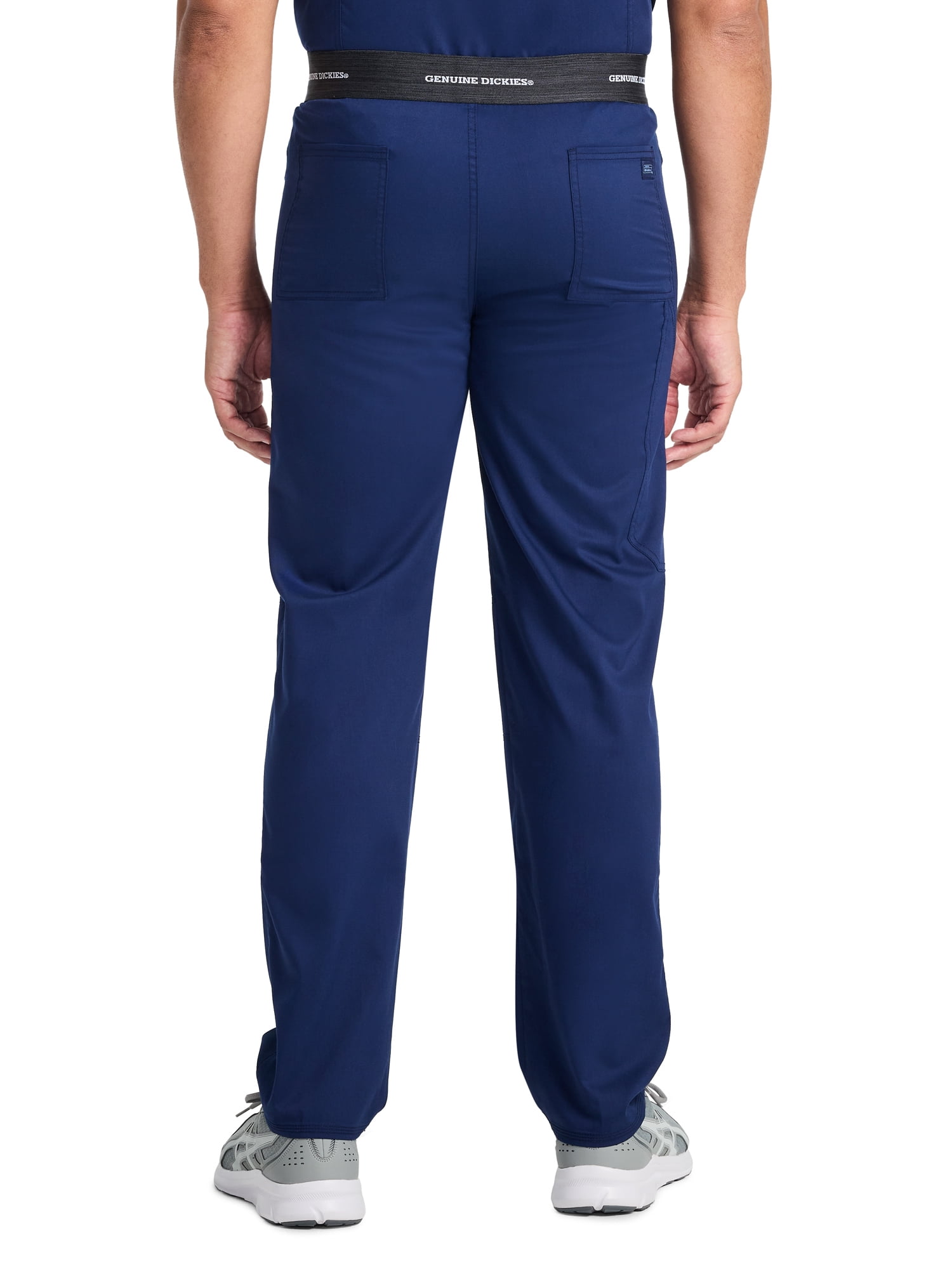 Genuine Dickies Men's Stretch Drawstring Straight Leg Cargo Scrub Pant