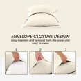 thumbnail image 4 of 1000 Thread Count Egyptian Cotton 2-Piece Pillow Sham Set with Flanged Border, Standard Size (20" x 26") Ivory Solid, 4 of 4