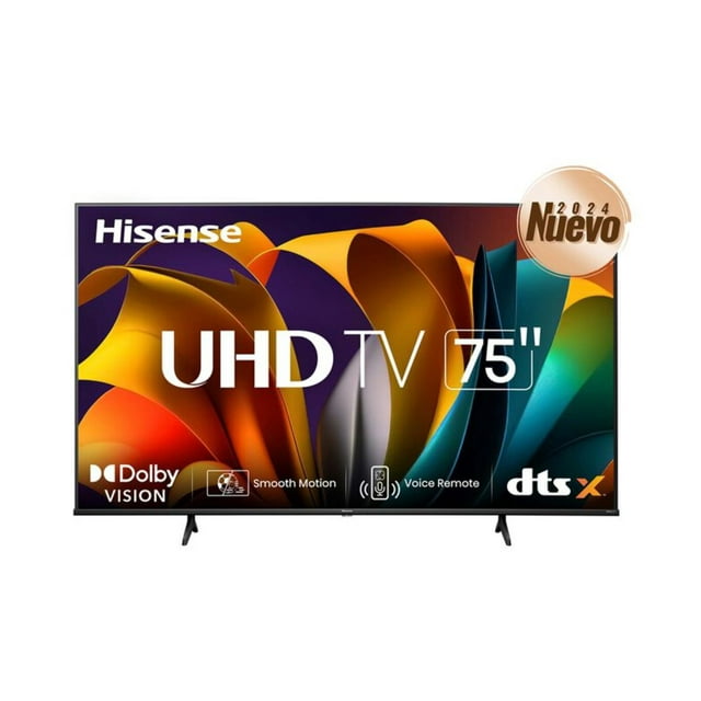 TV 75 Pulgadas Smart TV UHD 4K Hisense 75A6NV