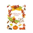 thumbnail image 1 of Less Than 5 Stickers Thanksgiving Autumn Maple Leaf Window Stickers Static Window Thanksgiving Party Scene Layout Stickers, 1 of 1