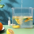 thumbnail image 4 of Clearance! Under $15 Drink Dispenser for Fridge 2.5L Beverage Dispenser with Lid and Plastic Clear Lemonade Juice Container with Faucet for Home Picnic, 4 of 8