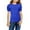 Royal Blue, variant on Arshiner Girls Shirts Summer Cute Classic Puff Short Sleeve Plain Ribbed Knit Crew Neck T-Shirt Tee Tops Blouse Black 9-10 Years 12 Black