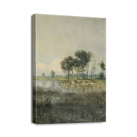 Impressions de Paysage Sauvage 12x16 Pouces Art Mural Vintage sur Toile pour la Chambre, le Salon, le Bureau et la Décoration de la Salle de Bain - Rend Tout Espace Unique