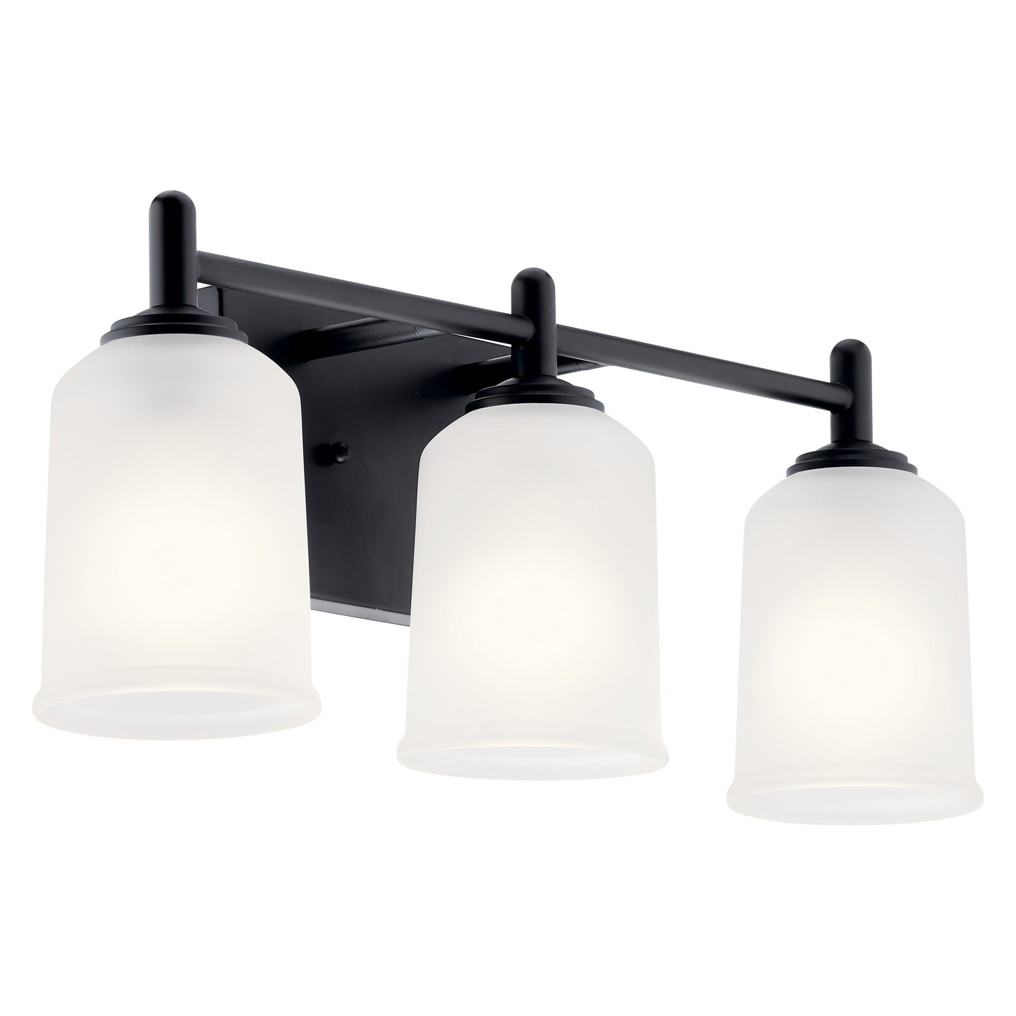 Kichler 45574 Shailene 3 Light 21" Wide Bathroom Vanity Light - Black ...