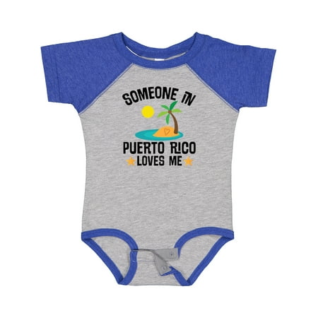 

Inktastic Someone in Puerto Rico Loves Me Gift Baby Boy or Baby Girl Bodysuit