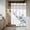 White, variant on Blue Teal Dandelion No Hook Shower Curtain Waterproof, Bathroom Curtains with Snap in Liners and See Through Top Window, Dragonfly Modern Art Watercolor Hotel Style Bathtub Curtains Shower 72"Wx96"L